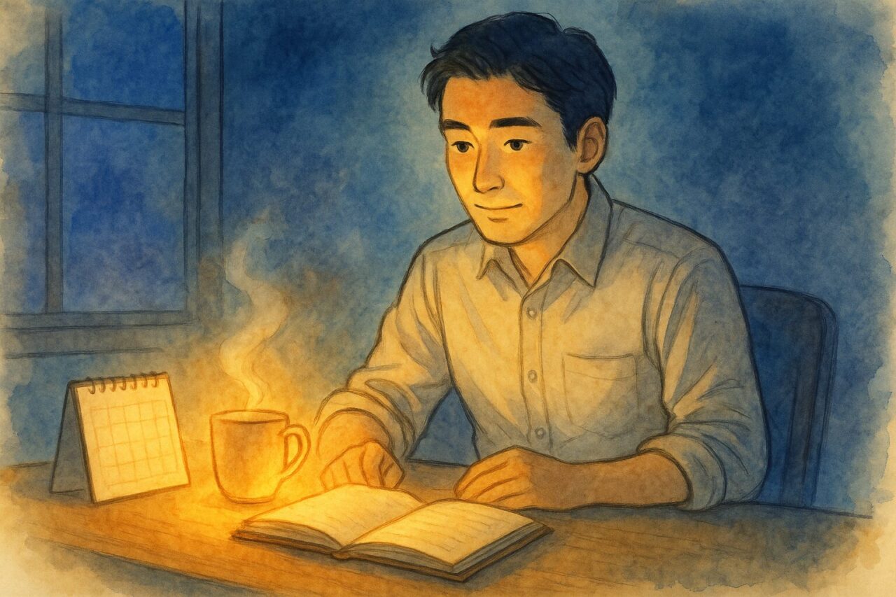 本を読む男性の画像
