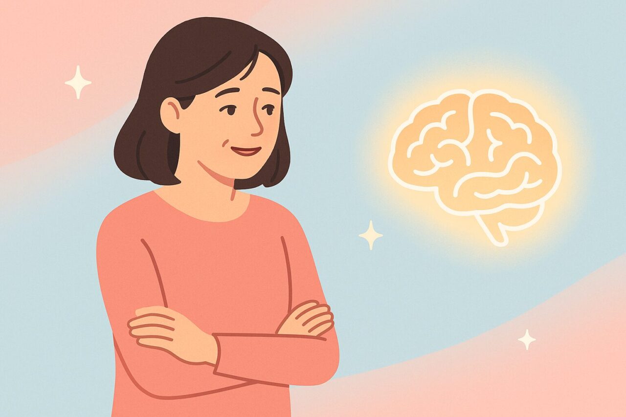 腕組した女性の画像