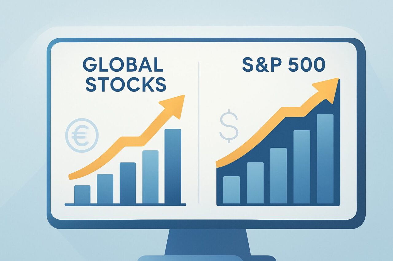 全世界株とS&P500の比較画像