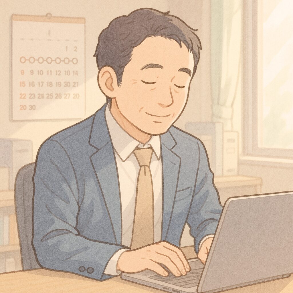 スーツを着た男性の画像